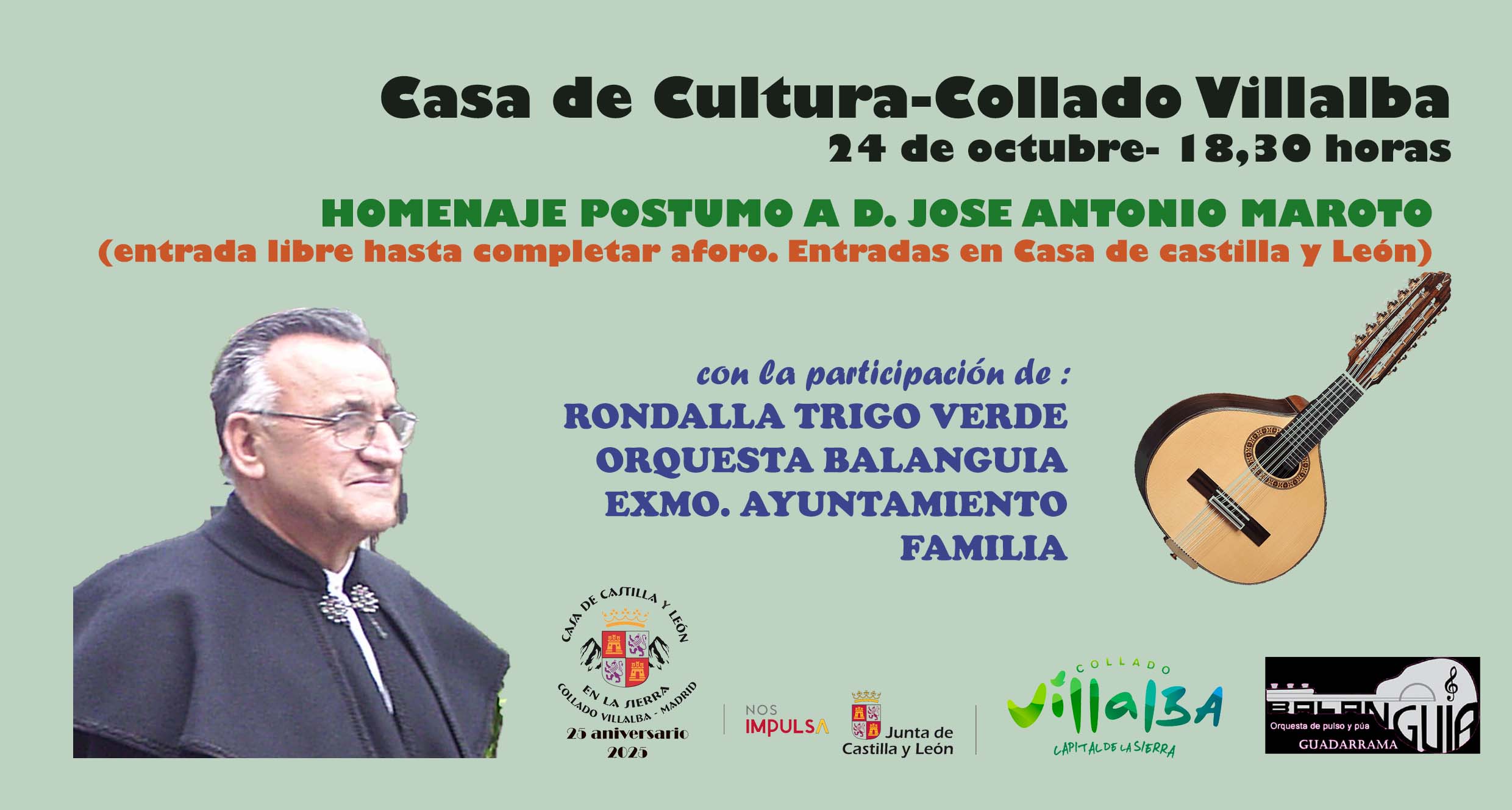 HOMENAJE DE D. JOSE ANTONIO MAROTO